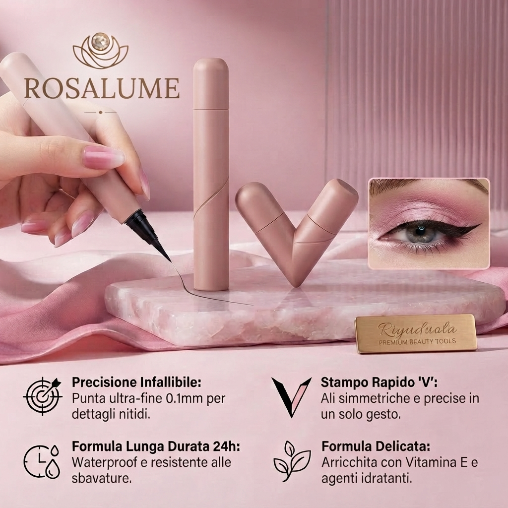 Rosalume Wing Stamp – Eyeliner ad Ala Perfetta in 3 Secondi